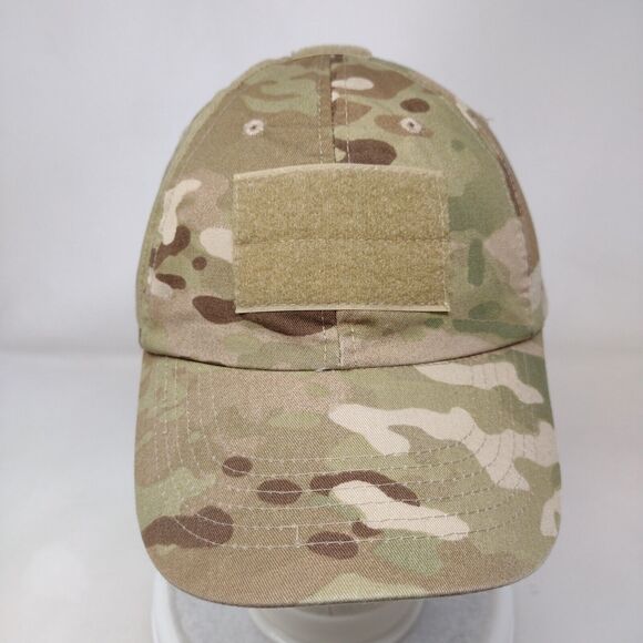 Unbranded Slideback Hat Camouflage OS Adjustable Vented Holes Blank Multicam - Picture 2 of 8